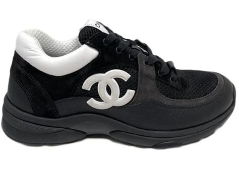 Chanel Low Top Trainer Black White (Women's).